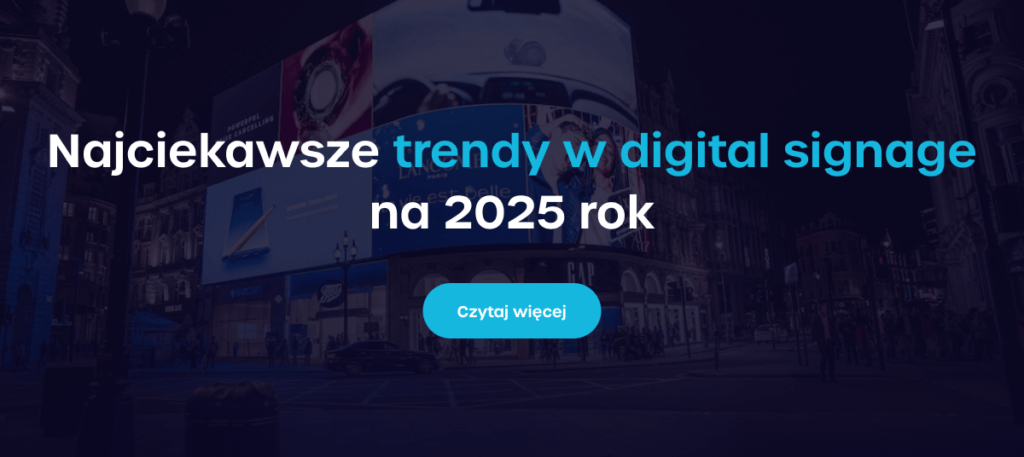 Billboardy 3D jako najciekawsze trendy w digital signage na 2025 rok